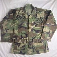 Vtg 93 US Army M81 BDU Ripstop Major TRADOC Ranger Airborne Air Assault CIB picture