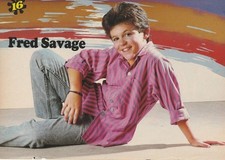 Fred Savage Paula Abdul teen magazine pinup jeans floor hot 16 magazine pink ... picture