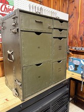  Vintage 1968 US Army Field Desk, Headquarters Vietnam Era, Tricol Mfg picture