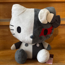 Hello Kitty x Danganronpa Monokuma Big Plush Doll Sanrio Collab Japan Official picture