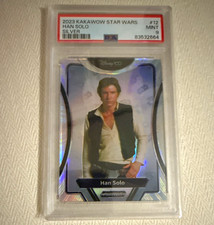 Kakawow 2023 Star Wars Phantom Han Solo Silver Parallel #12 PSA 9 picture