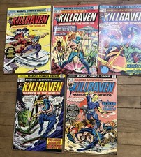 5 vintage Marvel Killraven  Comic Lot 29, 30, 32, 33, 34, picture