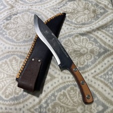 H&B Forge USA Hand Forged High Carbon Steel Ultimate Camp Knife 15