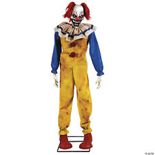 Halloween Twitching Clown Animated Prop Evil Lifesize Carnival Animatronic picture