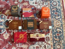 LOT OF 8 ASSORTED EMPTY WOOD CIGAR BOXES (or Similar Boxes) Mix Of Large & Small picture