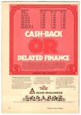 1979 Allis-Chalmers Tractors Sale - Original Print Advertisement (7.5in x 11in) picture