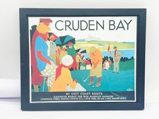 VINTAGE LNER RAIL ADVERTISEMENT POSTER PICTURE PRINT CRUDEN BAY EAST COAST ROUTE picture