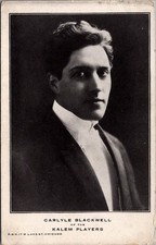 Carlyle Blackwell Kalem Players Silent Film Star Actor RPPC Postcard Chicago picture