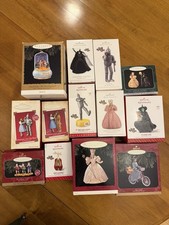 Hallmark Keepsake Wizard Of Oz Ornament Lot 13 Boxes Glinda Witch Tin Man picture