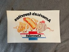 1970's Chevrolet America's Favorite Heat Transfer Iron On Original 8.5