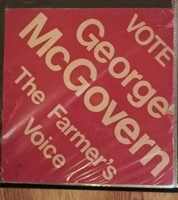 George McGovern The Farmer's Vote Poster 1972 Presidential Campaign  picture