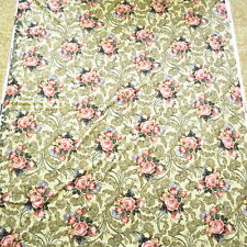 Vintage Cranston Print Works Floral Knit Fabric 2 Yd picture