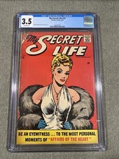 VINTAGE FEB 1957 #19 MY SECRET LIFE CHARLTON COMICS GROUP  CGC 3.5 picture