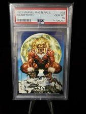 1992 Marvel Masterpieces PSA 10 Sabretooth  picture
