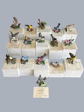 Lot of 16 Lenox Garden Birds Collection Porcelain Birds Mint All In Boxes Papers picture