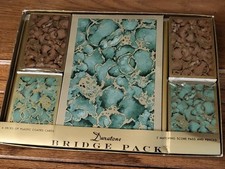 Vintage Duratone Playing Card Bridge Set 4 Sealed Decks 2 Score Pads Pencil  picture