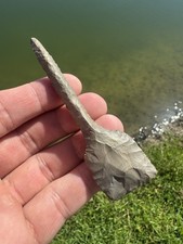 Rare Native American Long Drill Arrowhead Point  picture