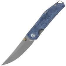 GiantMouse ACE Clyde LTE Denim Micarta Folding CPM-20CV Knife CLYDEDENIM picture