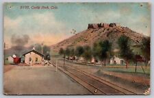 Castle Rock, Colorado Vintage Postcard picture
