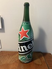 Rare Huge 3 qt. Heineken Lager Empty Beer Special Edition Bottle - EMPTY picture