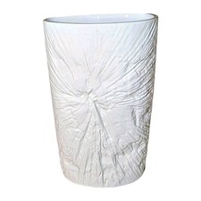 Vtg Rosenthal Studio Linie Signed Martin Freyer White Brutalist Eruption Vase A+ picture