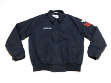 US Navy Utility Jacket Medium Regular Unisex P/C Bomber Black Enlisted Coat 2000 picture