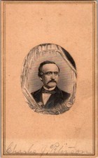 Ithaca, NY, Charles Peterson, ID'd on Front, CDV Photo, c1860s #5045 picture