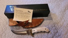 Buck Limited Edition Fixed Blade Hunting Knife, Stag Handle, Sheath & Box picture