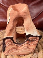 Beautiful Sandstone Arch Votive / Tea Light Candle Holder 6 1/2