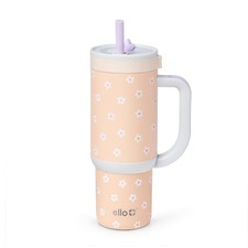 Ello Oasis 18oz Insulated Stainless Steel Kids 18 Ounces, Orange Daisies picture