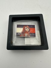 Aaliyah Portrait Enamel Pin Red White Blue Rectangle Display Frame picture