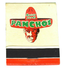 Vtg Pancho's Mexican Restaurant Tucson Arizona Matchbook Matches Business Closed picture