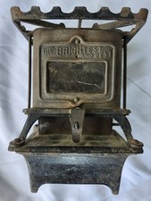 Antique BRIGHTEST AND BEST Sad Iron Oil Kerosene Heater Stove  picture