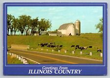 Greetings from Illinois Country Vintage Posted 1994 Rockford IL picture