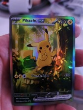 Pokemon CCG Pikachu Ex Custom CCG Card In Excellent Condition Pokemon CCG Card picture