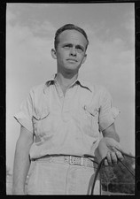 Lake Dick Arkansas 1938 Member Lake Dick Cooperative Association FSA Portrait picture