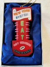 Olneyville New York System EAT Hot Weiners/Sandwiches Ornament by My Little Town picture