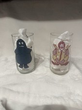 2 Vintage McDonald's Collector Series Glasses Grimace & Ronald McDonald  picture