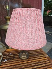 Laura Ashley Red Pleated LAMP SHADE 9.5x11.5x16 French Country Vtg picture