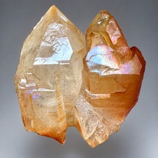 “Rainbow Embrace” Hashupi Himalayan Iridescent Intergrown Twin Quartz Crystal picture