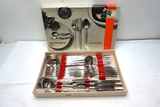 WMF MADRID SILVERPLATE FLATWARE SET 33 PC SERVICE FOR 6 SERVING PIECES BOX picture