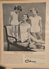 1943 Women's  Little Girls Celanese Romper pajamas by Arlene Dahl vintage ad  picture