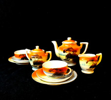 Vintage Child's Tea Set  15 pc Hand Painted in Japan picture