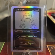 Pokederp Set 2 Chubbs Snorlax Foil Fan Art Sketch Card 2/7 Pokemon picture