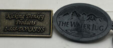 Vintage Promo Metal Keychain The Water jug & Kicking Donkey Products picture