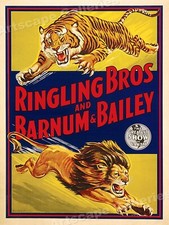 Ringling Bros and Barnum & Bailey 1945 Circus Advertisement Poster - 20x28 picture