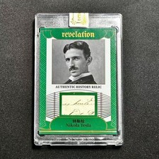 Nikola Tesla 3/5 Eternal Revelation 2025 Celebrities Authentic Relic picture
