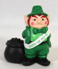 1988 Hallmark Heartline “Happy St. Pats” Leprechaun Man Figurine picture