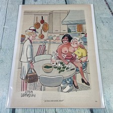 1982 Sexy Adult Cartoon Tequila Vintage Print Ad/Poster Pinup Art Magazine Page picture