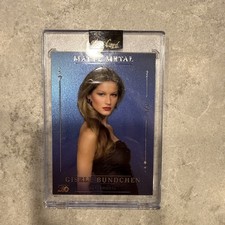 2026 Wild Card Matte Metal Gisele Bundchen Super Model 1/1 National Exclusive picture
